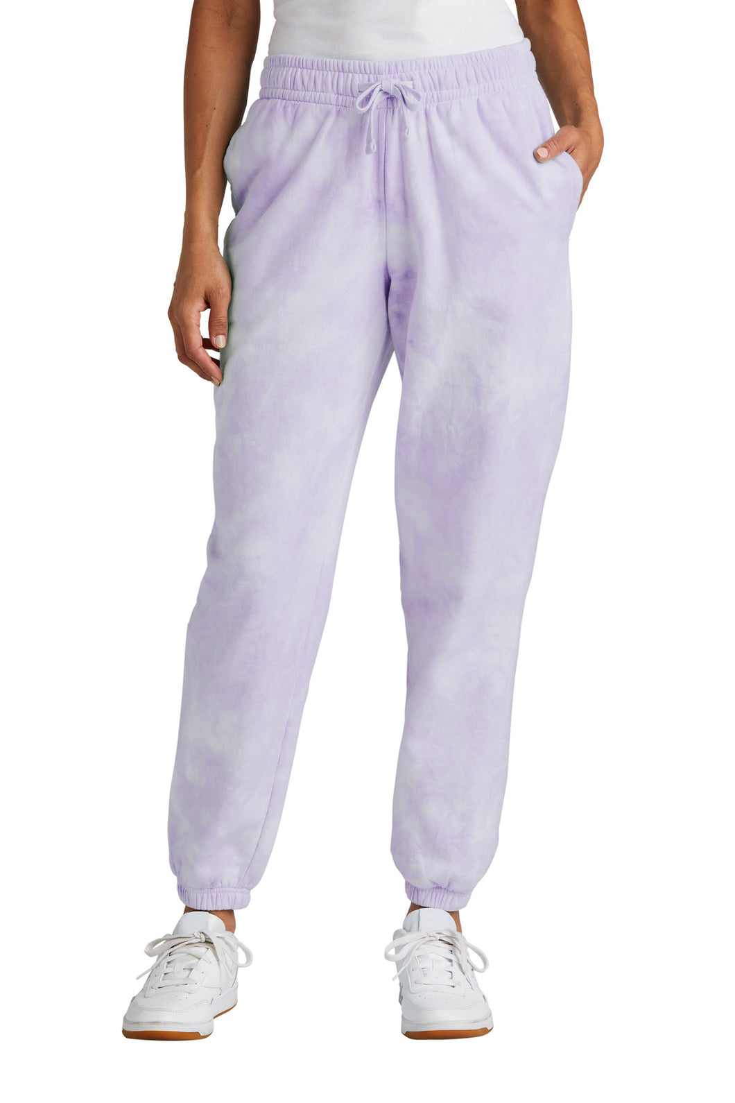 Port & Coâ„¢ Women's Beach WashÂ® Cloud Tie-Dye Sweatpant LPC140P