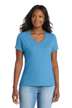 Port & CoŸ?? Women's Performance Blend V-Neck Tee. LPC381V