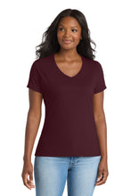 Port & CoŸ?? Women's Performance Blend V-Neck Tee. LPC381V
