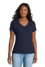 Port & CoŸ?? Women's Performance Blend V-Neck Tee. LPC381V