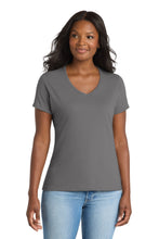 Port & CoŸ?? Women's Performance Blend V-Neck Tee. LPC381V