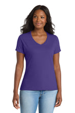 Port & CoŸ?? Women's Performance Blend V-Neck Tee. LPC381V