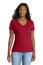 Port & CoŸ?? Women's Performance Blend V-Neck Tee. LPC381V