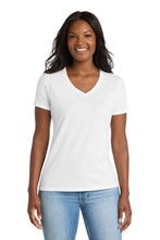 Port & CoŸ?? Women's Performance Blend V-Neck Tee. LPC381V