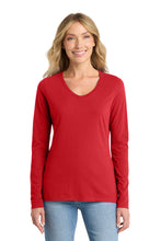 Port & CoŸ?? Women's Long Sleeve Fan Favorite V-Neck Tee. LPC450VLS