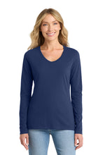 Port & CoŸ?? Women's Long Sleeve Fan Favorite V-Neck Tee. LPC450VLS