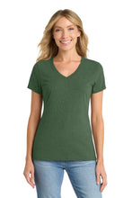 Port & Coâ„¢ Women's Fan Favoriteâ„¢ Blend V-Neck Tee. LPC455V