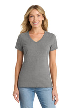 Port & Coâ„¢ Women's Fan Favoriteâ„¢ Blend V-Neck Tee. LPC455V