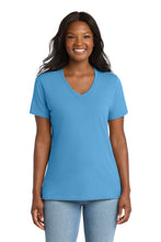 Port & CoŸ?? Women's Core Cotton V-Neck Tee. LPC54V