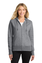 Port & Coâ„¢ Women's Core Fleece Full-Zip Hooded Sweatshirt. LPC78ZH