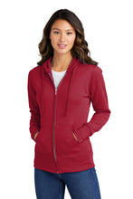 Port & Company? Women's Core Fleece Full-Zip Hooded Sweatshirt. LPC78ZH