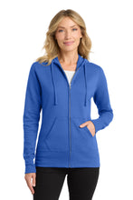 Port & Coâ„¢ Women's Core Fleece Full-Zip Hooded Sweatshirt. LPC78ZH
