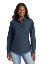 Port & CoŸ?? Women's Long Sleeve Value Denim Shirt.  LSP10
