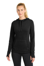 Sport-Tek ?? Women's PosiCharge ?? Tri-Blend Wicking Fleece Hooded Pullover. LST296