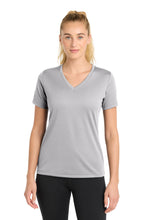 Sport-Tek?? Women's PosiCharge?? RacerMesh?? V-Neck Tee. LST340