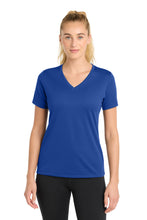 Sport-Tek?? Women's PosiCharge?? RacerMesh?? V-Neck Tee. LST340