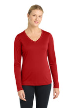Sport-Tek?? Women's Long Sleeve PosiCharge?? CompetitorŸ?? V-Neck Tee. LST353LS