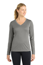 Sport-Tek?? Women's Long Sleeve PosiCharge?? CompetitorŸ?? V-Neck Tee. LST353LS