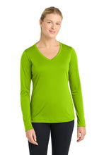 Sport-Tek?? Women's Long Sleeve PosiCharge?? CompetitorŸ?? V-Neck Tee. LST353LS