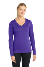 Sport-Tek?? Women's Long Sleeve PosiCharge?? CompetitorŸ?? V-Neck Tee. LST353LS