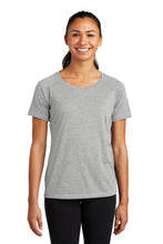 Sport-Tek ? Women's PosiCharge ? Tri-Blend Wicking Scoop Neck Raglan Tee. LST400