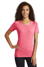 Sport-Tek ? Women's PosiCharge ? Tri-Blend Wicking Scoop Neck Raglan Tee. LST400