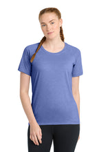 Sport-Tek ?? Women's PosiCharge ?? Tri-Blend Wicking Scoop Neck Raglan Tee. LST400