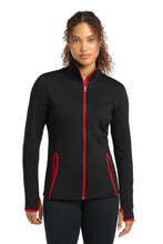 Sport-Tek?? Women's Sport-Wick?? Stretch Contrast Full-Zip Jacket.  LST853