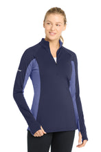 Sport-Tek?? Women's Sport-Wick?? Stretch Contrast 1/4-Zip Pullover. LST854