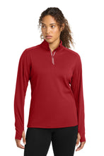 Sport-Tek?? Women's Sport-Wick?? Textured 1/4-Zip Pullover.  LST860