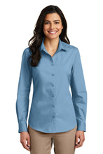 Port Authority?? Women's Long Sleeve Carefree Poplin Shirt. LW100