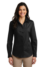 Port Authority?? Women's Long Sleeve Carefree Poplin Shirt. LW100