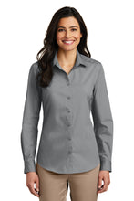 Port Authority?? Women's Long Sleeve Carefree Poplin Shirt. LW100