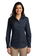 Port Authority?? Women's Long Sleeve Carefree Poplin Shirt. LW100