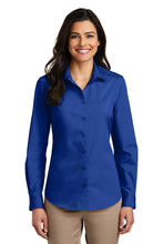 Port Authority?? Women's Long Sleeve Carefree Poplin Shirt. LW100