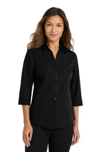 Port Authority?? Women's 3/4-Sleeve Carefree Poplin Shirt. LW102