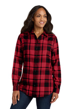 Port Authority?? Women's Plaid Flannel Tunic . LW668