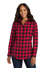 Port Authority?? Women's Plaid Flannel Tunic . LW668