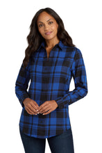 Port Authority?? Women's Plaid Flannel Tunic . LW668