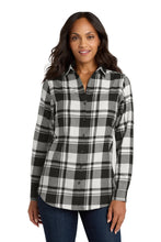 Port Authority?? Women's Plaid Flannel Tunic . LW668
