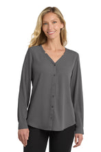 Port Authority?? Women's Long Sleeve Button-Front Blouse. LW700