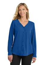 Port Authority?? Women's Long Sleeve Button-Front Blouse. LW700
