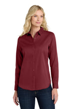 Port Authority?? Women's Long Sleeve SuperPro Reactƒ?›Twill Shirt. LW808