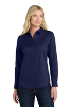 Port Authority?? Women's Long Sleeve SuperPro Reactƒ?›Twill Shirt. LW808