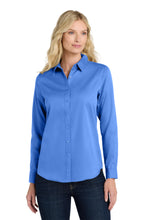 Port Authority?? Women's Long Sleeve SuperPro Reactƒ?›Twill Shirt. LW808