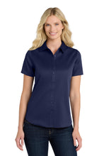 Port Authority?? Women's Short Sleeve SuperPro Reactƒ?›Twill Shirt. LW809