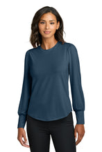 Mercer+Mettle?? Women's Stretch Jersey Long Sleeve Blouson Top MM1019