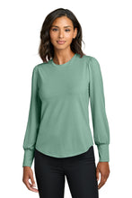 Mercer+Mettle?? Women's Stretch Jersey Long Sleeve Blouson Top MM1019