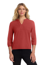 Mercer+Mettle?? Women's Stretch Crepe 3/4-Sleeve Blouse MM2011