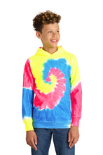 Port & Coƒ?› Youth Tie-Dye Pullover Hooded Sweatshirt. PC146Y